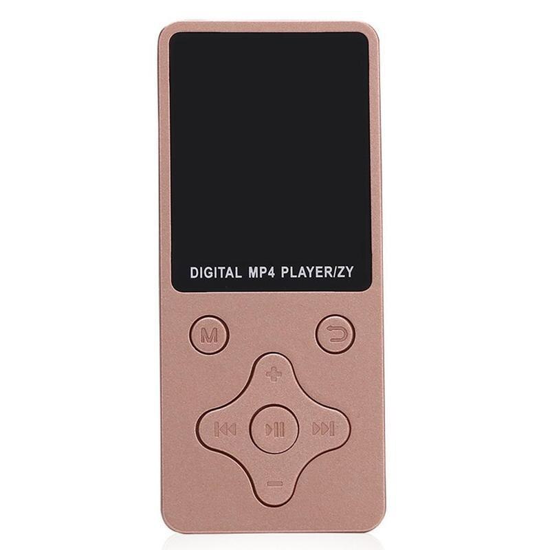 MP3 Player 1.8-inch TFT Display With/Without Bluetooth ultra-thin Lossless Sound Music Player For 32G TF Card(not included): Gold / with bluetooth