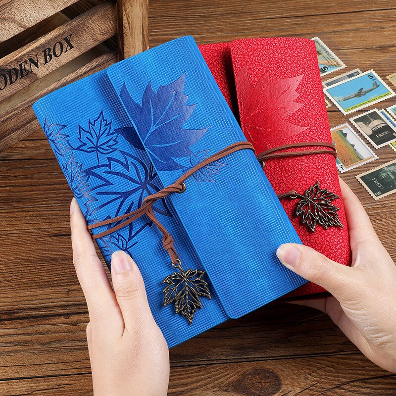 Carnet de voyage Vintage en cuir PU A5 A6 A7, carnet de notes Kraft vierge, carnet de croquis, Journal intime, papeterie fournitures scolaires et de bureau