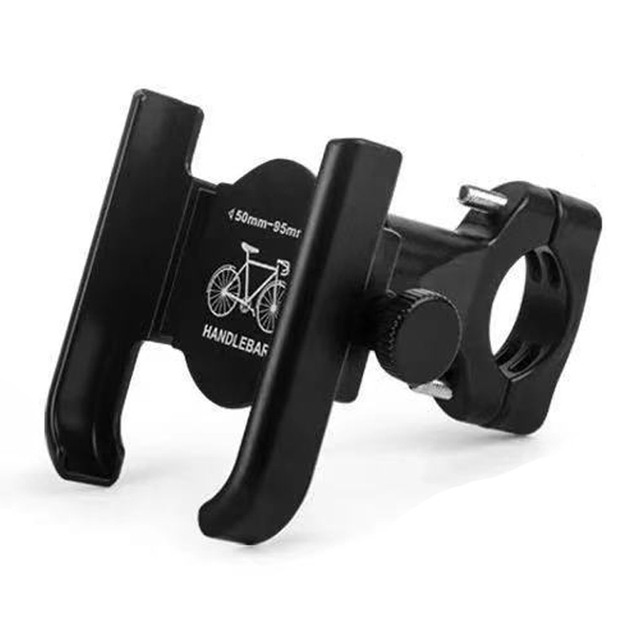 soporte de teléfono para motocicleta y bicicleta de aleación de aluminio, soporte GPS, Clip de montaje, soporte para manillar de Moto Mirro para Xiaomi y iPhone: Blanco