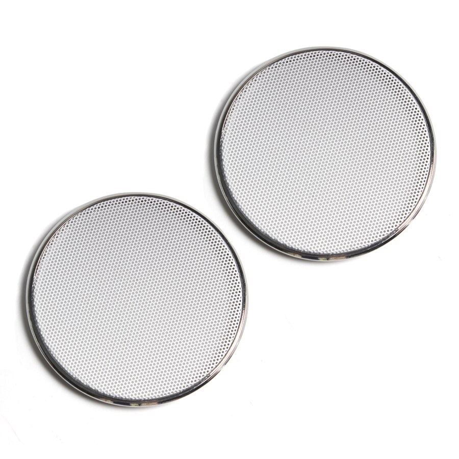 2PCS 1 inch 2 inch 3 inch Car Speaker Grill Mesh Enclosure Net Plastic Frame Protective Grille Circle Speaker Accessories