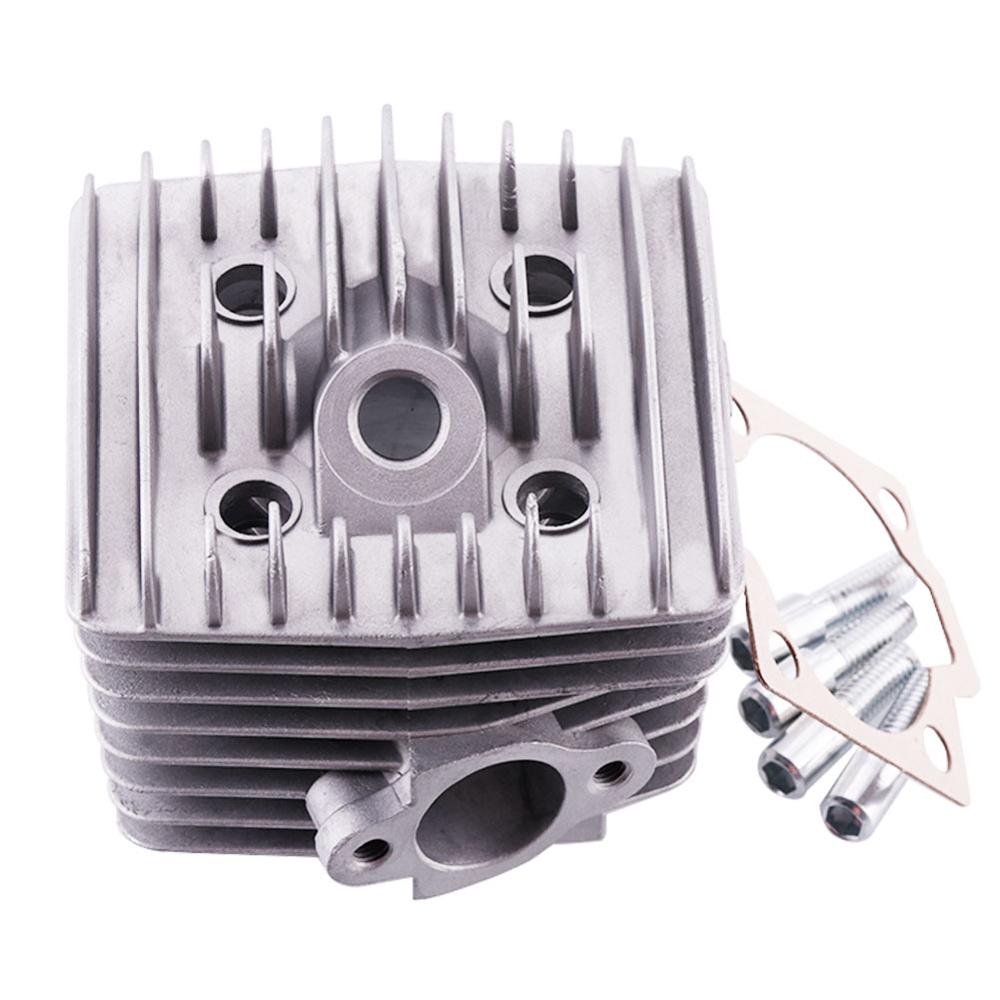 47mm Gas Motorized Cylinder Body Gas Engine Cylinder 2 Stroke Motor for 66cc/80cc Motorized Bike Bicycle