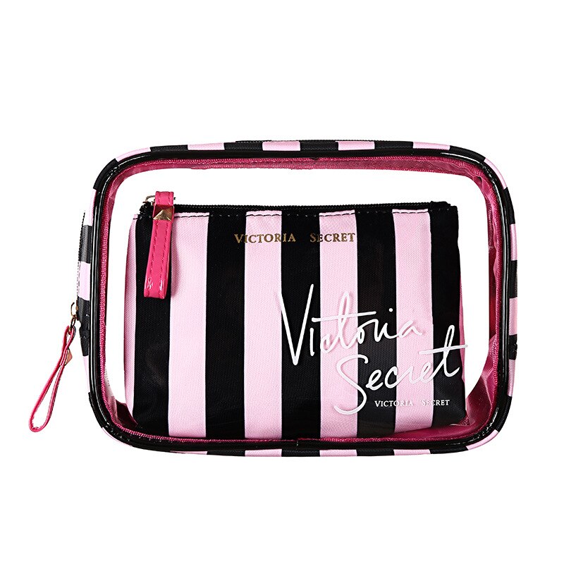 PVC Transparent Brand Cosmetic Bag Travel Toiletry Bag Set Make-up Organizer Pouch Makeup Case Beautician Vanity Necessaire Trip: 5