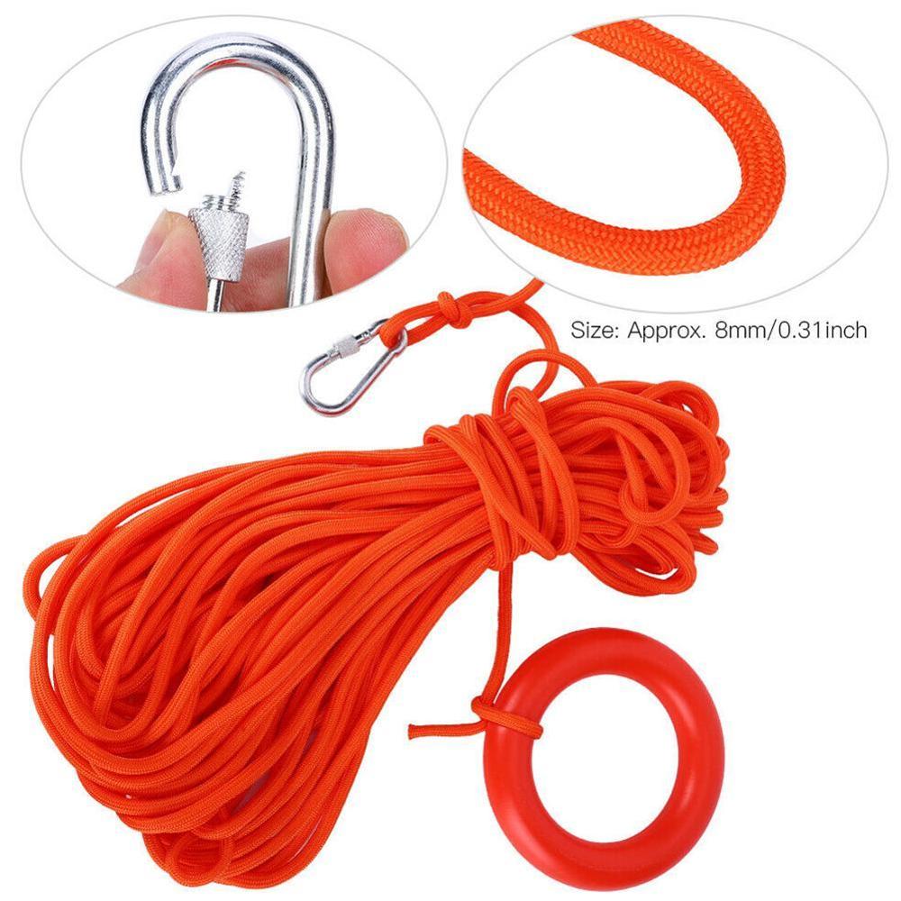 30m Rock Climbing Rescue Snorkeling Rope Emergency Floating Tool Root Life Water Safety J9R0