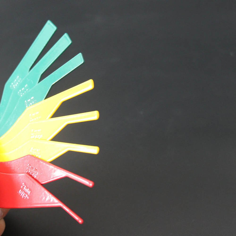 Car Brake Pad Scale Thickness Gauge Measuring Ruler Tester Instrument Wear Auto Protection Tool Feeler Detector