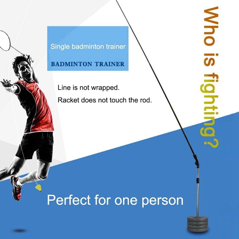 -single badminton træner ketcher robot træning badminton tilbehør hurtig rebound maskine raquette badminton