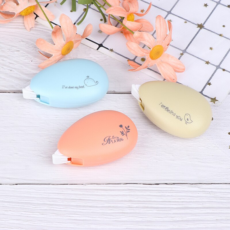 1pcs Adhesive Roller Permanent Adhesive Applicator Glue Tape Correction Tape Double Sided Dot Correction Tape