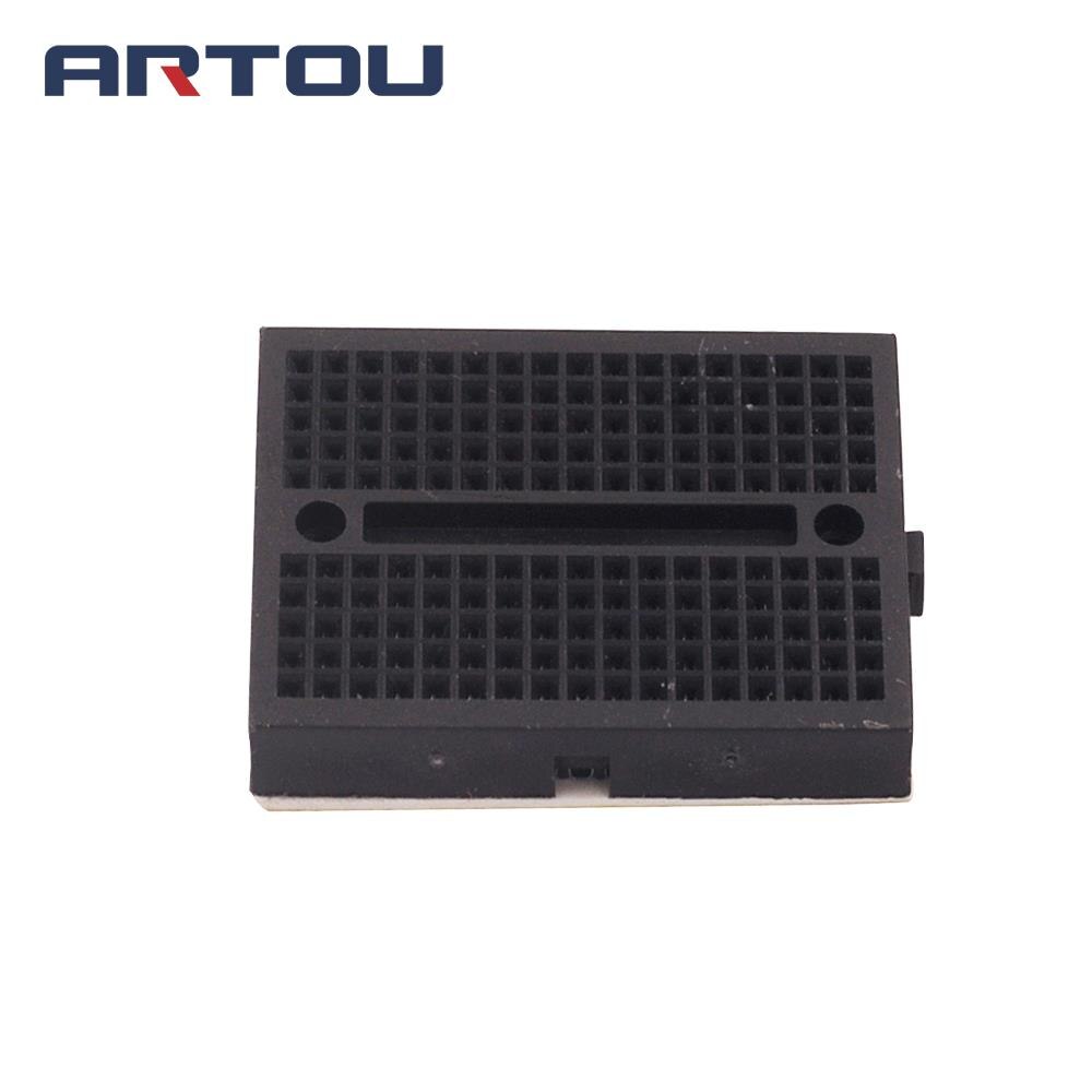 1PCS Black Mini Solderless SYB-170 Mini Solderless Prototype Breadboard 170 Tie-points Prototype Breadboard
