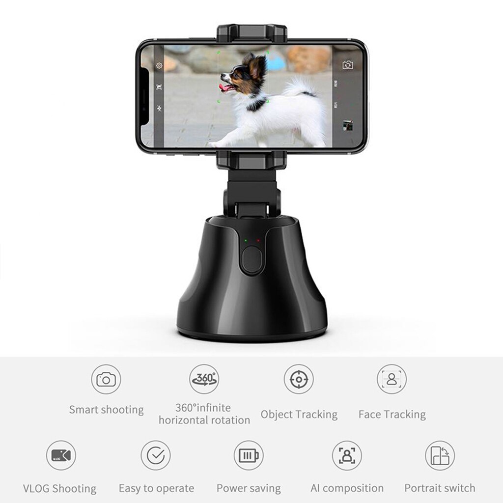 Auto Smart Shooting Selfie Stick Intelligent Follow Gimbal AI-composition Object Tracking Auto Face Tracking Camera Phone Holder