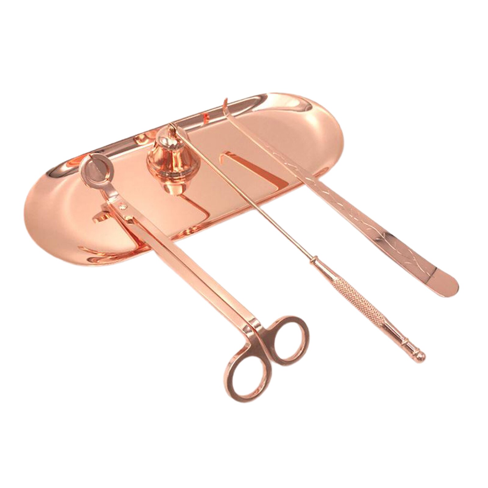 Set Van 4 Stuks Kaars Brandblusser Gereedschap Kaarsenlont Trimmer Cutter Kaarsendover Dipper Lade, Duurzaam Gebruik