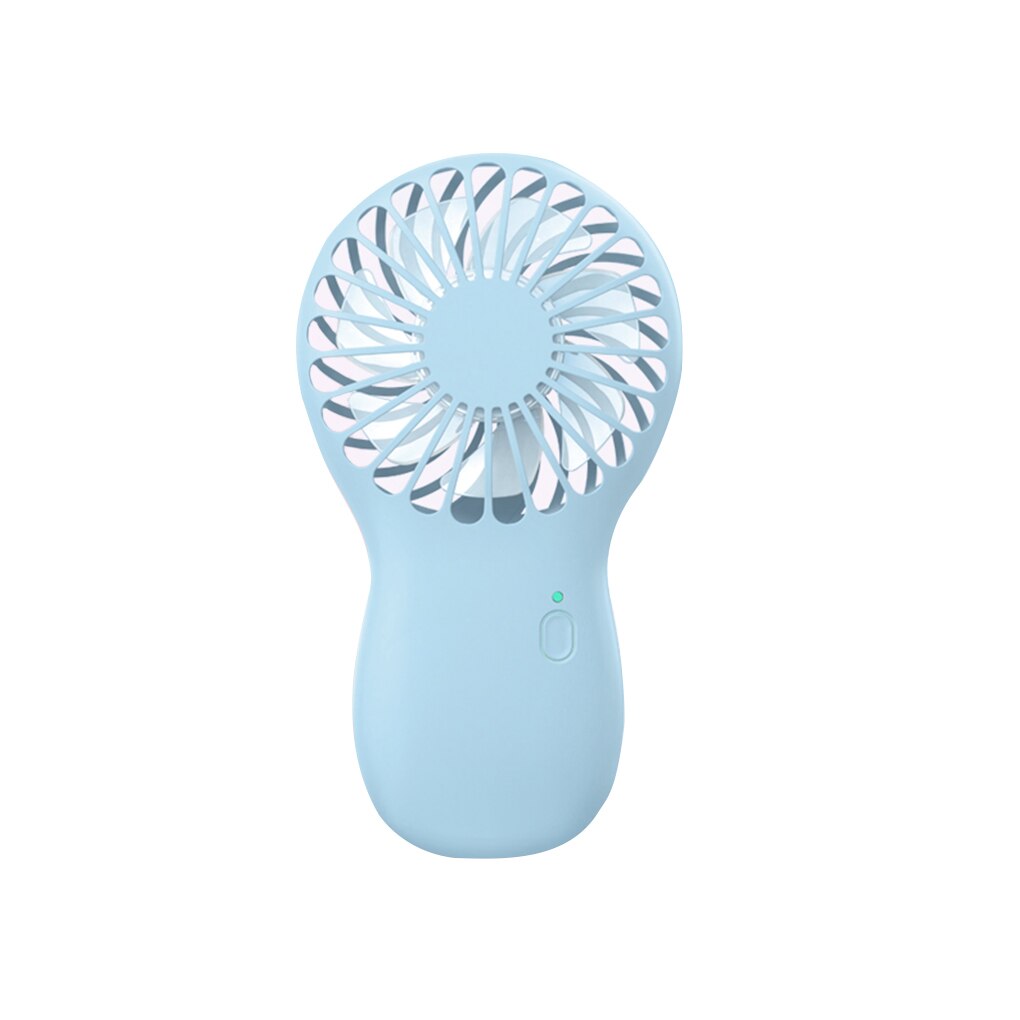 Mini Portable Electric Cooling Fan HandHeld Travel USB Rechargeable Cooling Fan Phone Holder: Light Yellow