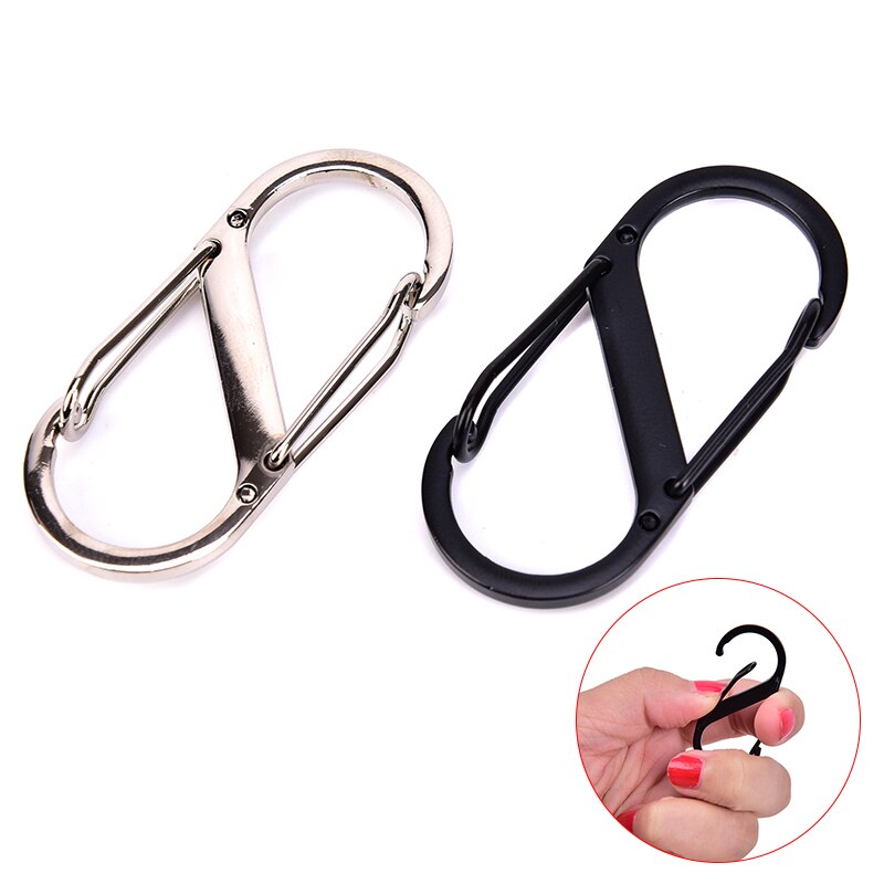 1 Pc Multifunctionele Carabiners Outdoor Karabijnhaken S-Vorm Haken Rvs Quickdraws