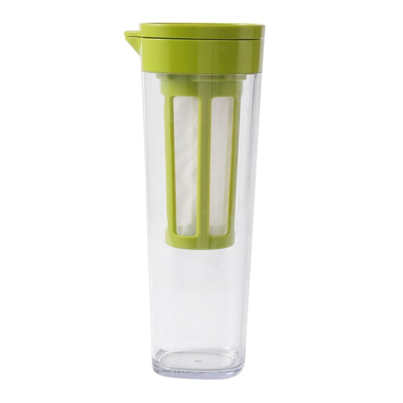 Water Jug with Filter Screen Heat Resistant Cold Beverage Storage Container for Home Kitchen Living Room Juice Pitcher