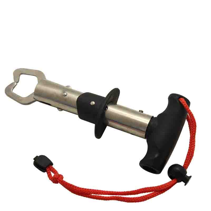 NOEBY Stainless Steel fish Gripper Fish Lip Control with Weight Scale & Ruler Fishing Tool Carp Fishing Clamp Clip Tackles: QBLYQ-DT