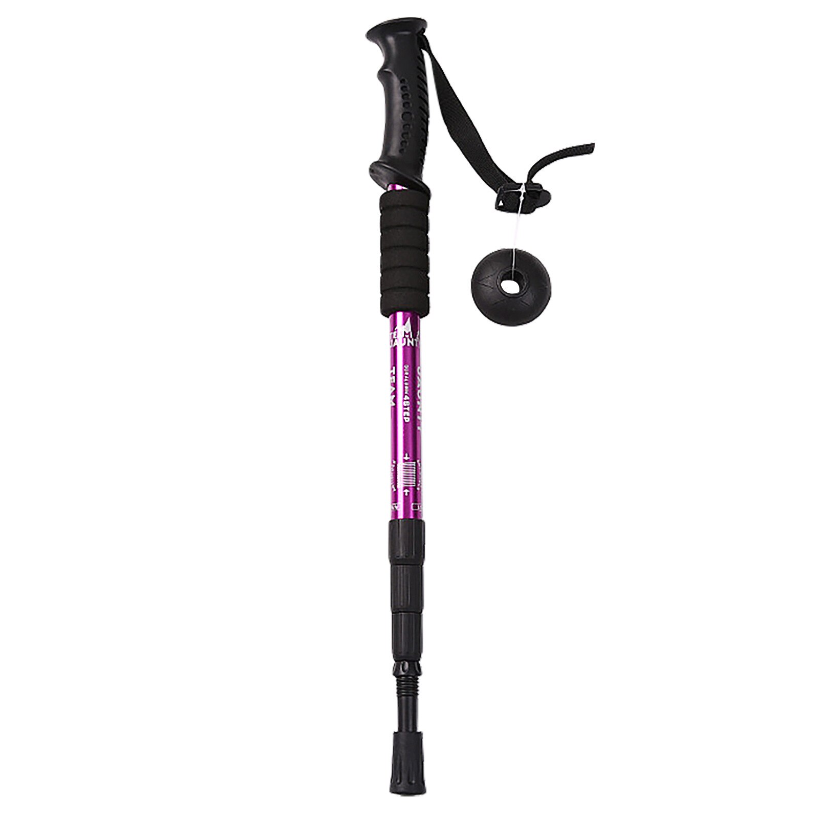 carbon fiber external quick lock Trekking pole hiking telescope stick nordic walking stick Shooting Crutch Senderismo Outdoor