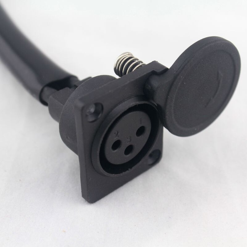 XLR Charging Port with Harness 4 pin Molex connector Assemble