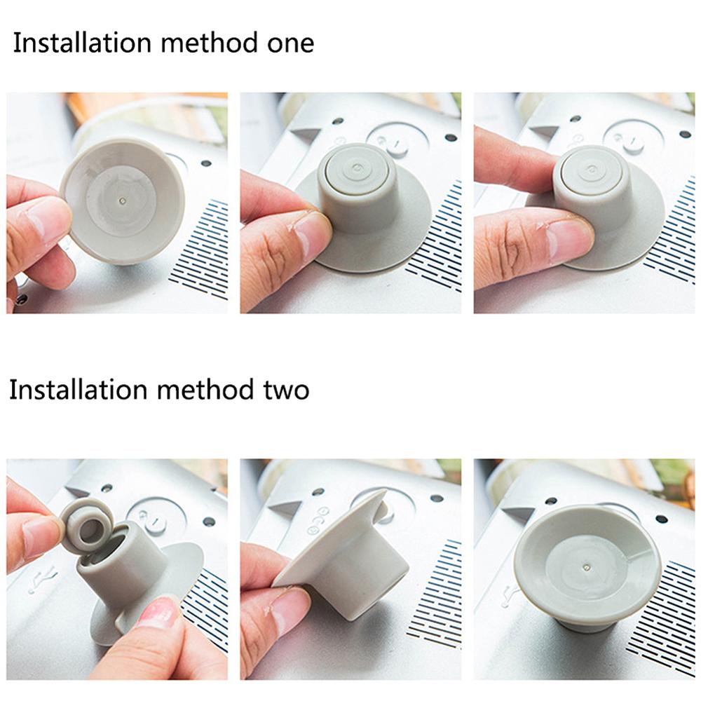 4 Pcs Laptop Notebook Heat Reduction Pad Cooling Feet Cooler Stand Pad Leg Suction 4 Stand Feet Cup