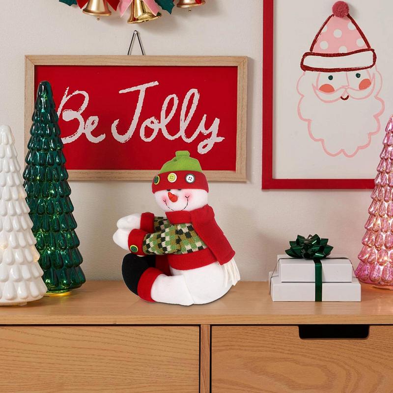 Weihnachtsbaumspitze Weihnachtsmann Baumspitze Weihnachten Schneemann Baumspitze Baumspitze Ornament Hugger für Partydekorationen