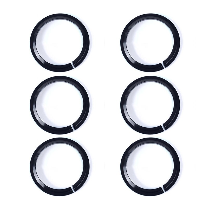 MTB Road Bike Headset Crown Ring Aluminum Finished Fork Adapter Fits 42/52mm 44/55mm 44/56mm Tapered Headset: Type A 6PCS