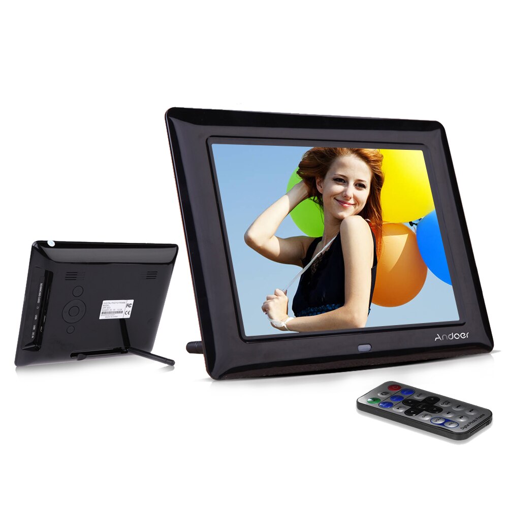 Andoer 8 ''HD TFT-LCD Digitale Foto Rahmen Digital Foto Uhr MP3 MP4 Film-Player Digital Rahmen w /Remote Desktop