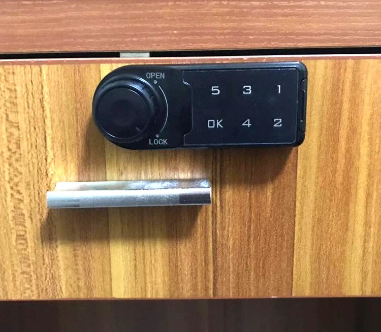 Energy saving cabinet lock smart Password Electric touch keypad lock cabinet door lock: L30mm Horizontal
