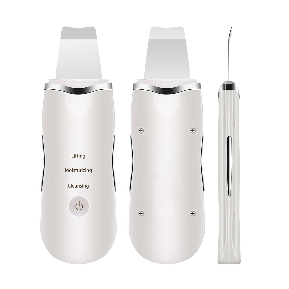 Limpiador Facial ultrasónico, espátula para limpieza profunda de la piel, herramienta de eliminación de espinillas, vibración