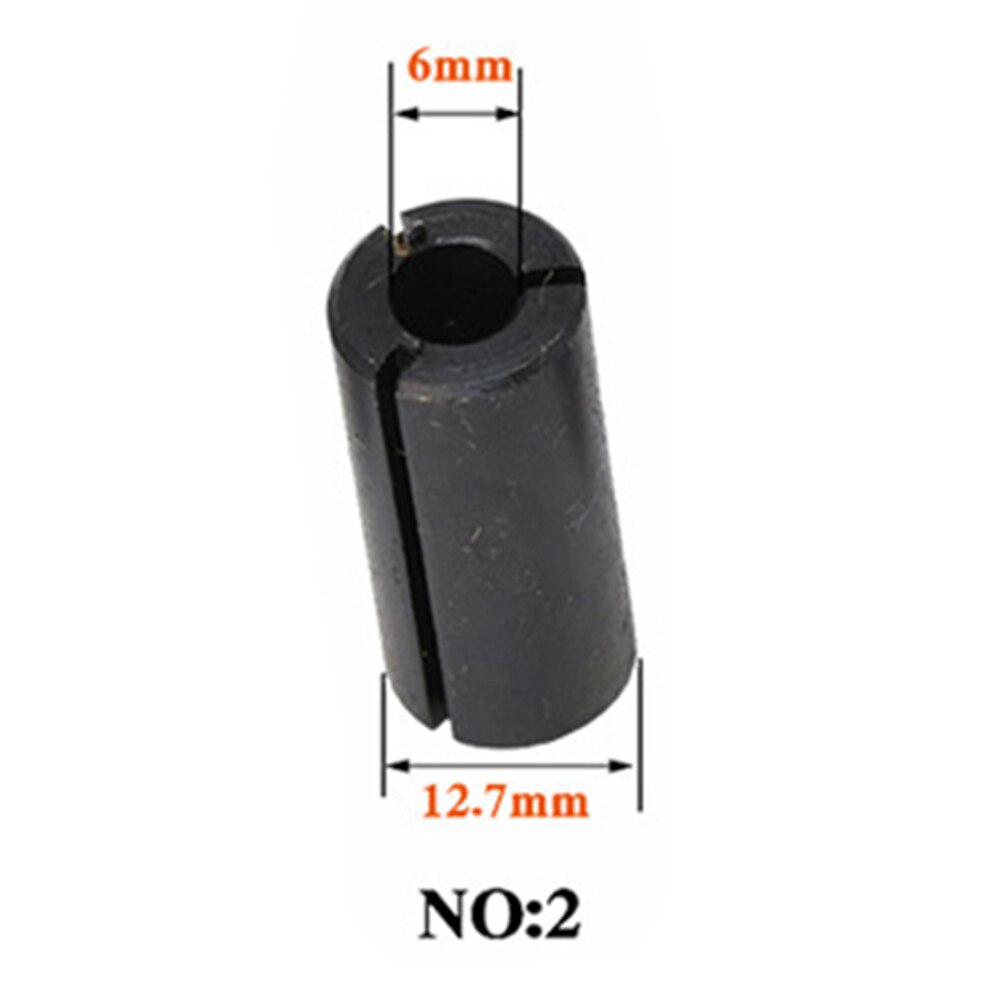 1Pc Hoge Cnc Router Bit Tool Adapters Precisie Adapter Collet Frees Houder 6Mm 6.35Mm 8Mm 10Mm 12Mm 12.7Mm: No.2