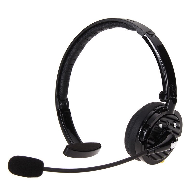 Bluetooth Headset - Wireless Over-Ear Headphones with Mic - Active Noise Cancelling - 5.0 Bluetooth - for Sport, Business, Trucker