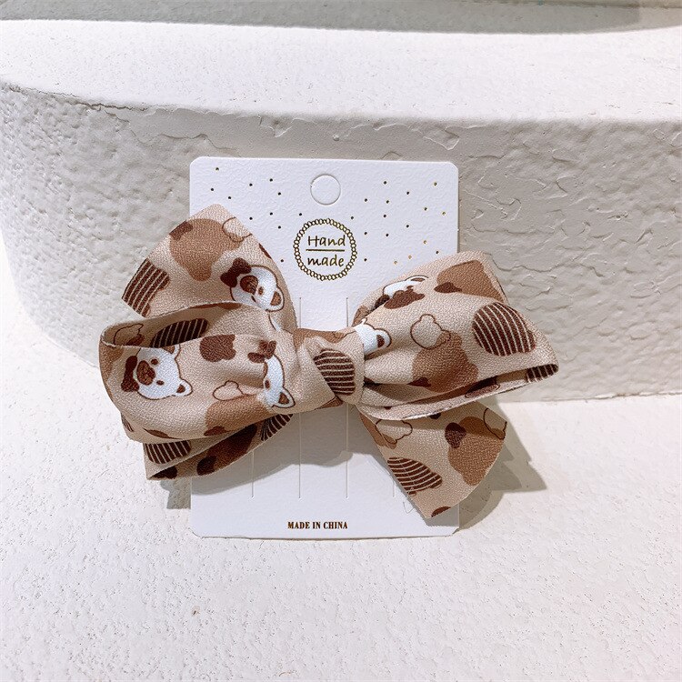 Pinzas para el pelo para bebé, pasador de lazos encantadores para niña, horquilla de punto Vintage Ins, accesorios para el cabello para niños, accesorios para el cabello para