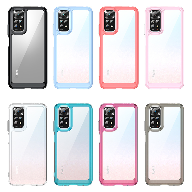 Per redmi note 12 pro 4g custodia cover redmi note 12 pro 4g capas colore trasparente clear fundas redmi note 12 pro 4g global
