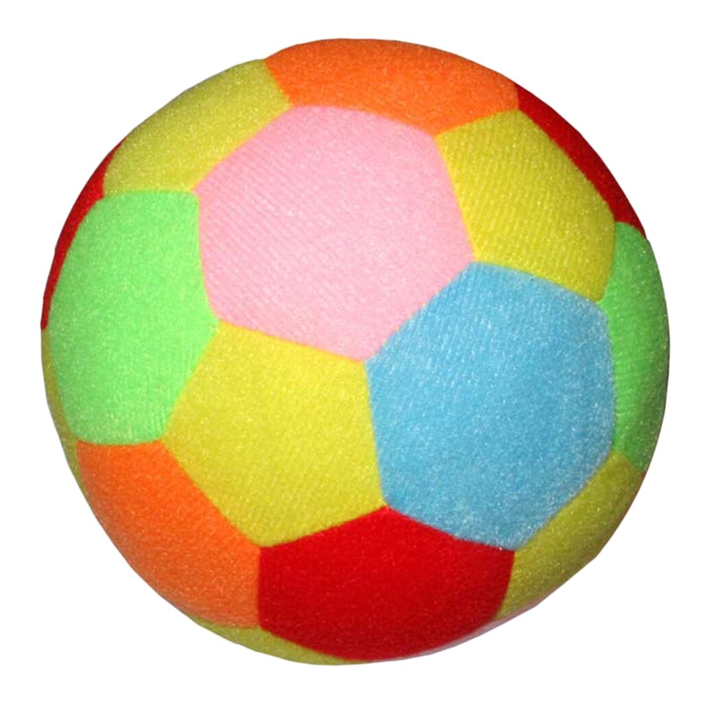 Soft Sports Soccer Ball Football Rattle Toy Indoor Outdoor Toys 17cm