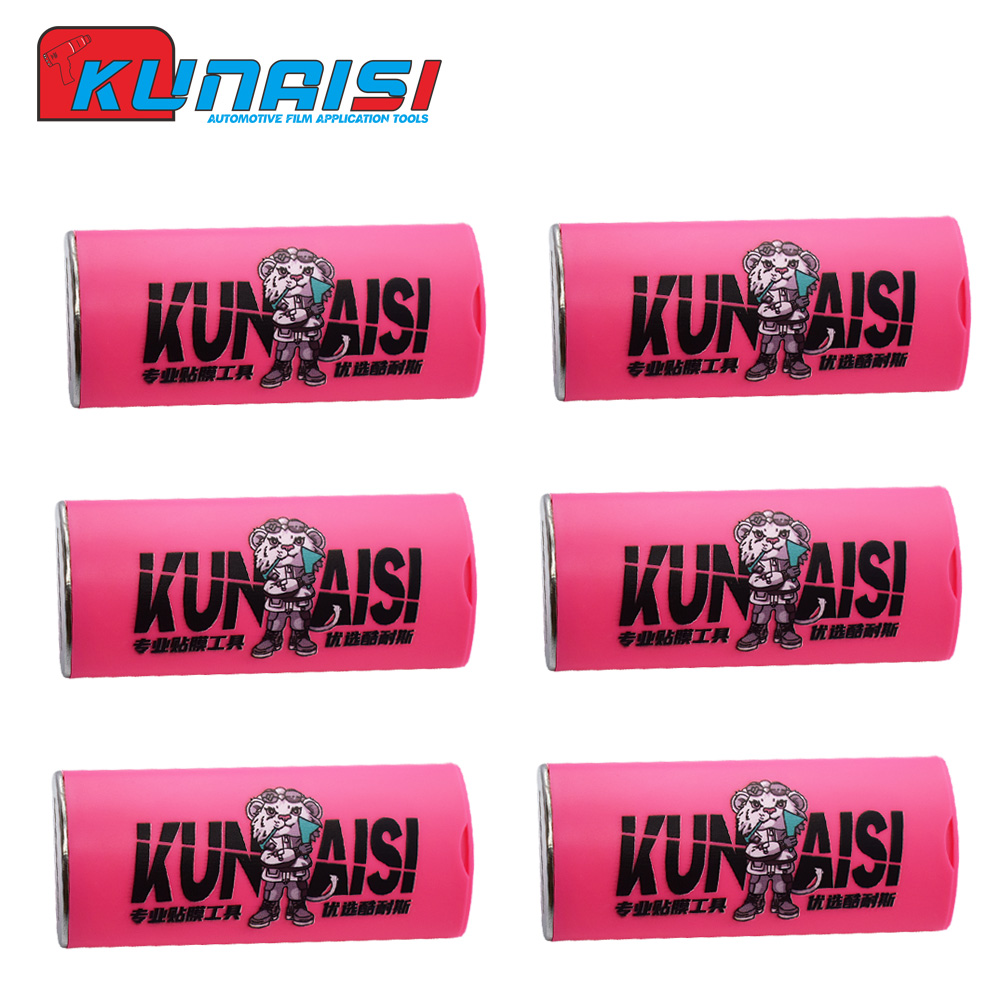 Metalen Afval Blade Opbergdoos Professionele Veiligheid Blade Verwijdering Box Auto Sticker Vinyl Cutter Gereedschap Opslag Container KUNAISI ﻿: Roze