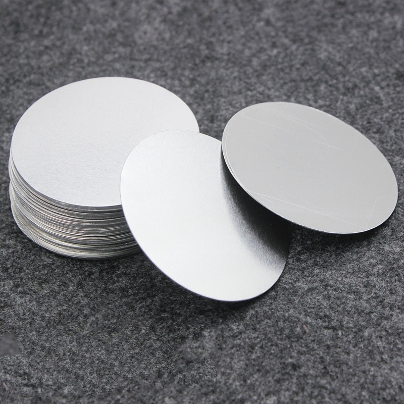 Mini Makeup Mirrors 57.1mm Blank Round Metal Compact Mirror Portable Cosmetic Pocket Mirror Girl's Women Beauty Tools