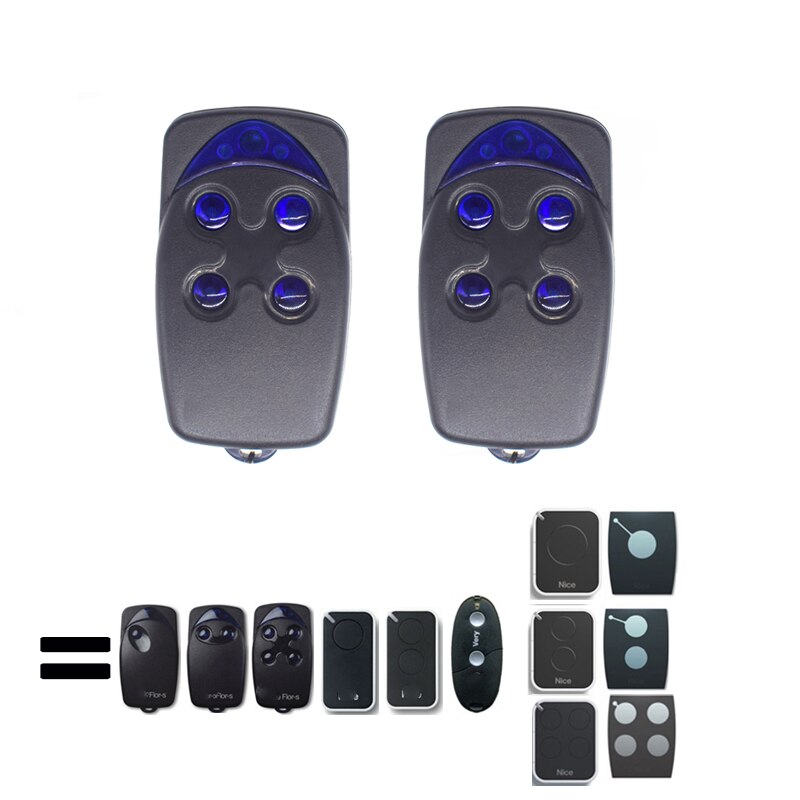 FLO4R-s Flo2r-s Garage Door Remote Control Flors Remote Control NICE Flor-s FLO1 FLO2 FLO4 433.92MHz Rolling Code Remote Control