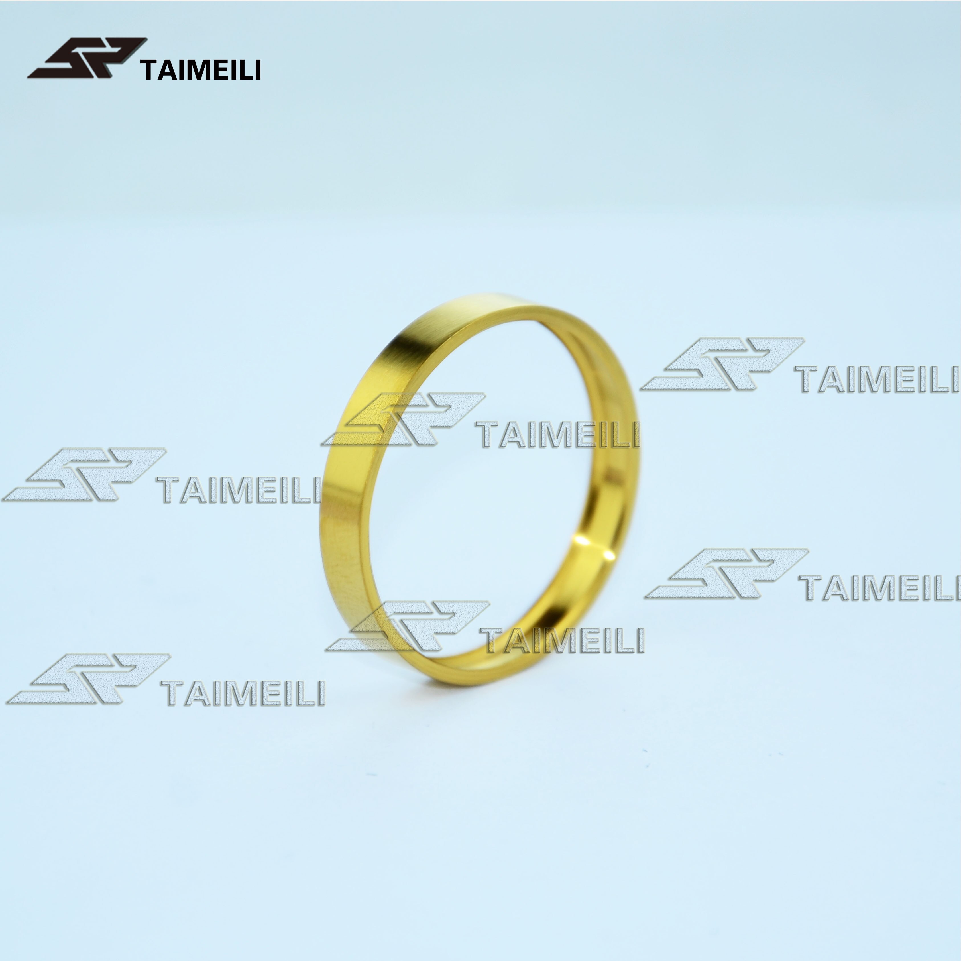 Taimeilititanium legering skive cykel håndled sæt gaffelpakning 5mm 10 mm 1 stk: 5mm / Gylden