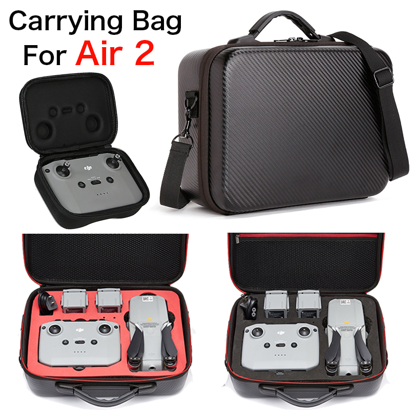 Dji mavic air 2 taske pu læder vandtæt bærbar mavic air 2 taske håndtaske air 2 bag drone tilbehør