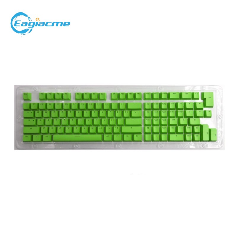 Eagiacme PBT Tastenkappen Für Mini Mechanische Tastatur Anzug Für 61/64/68/71/82/84 Layout Tastatur Mit Transparent RGB Buchstaben