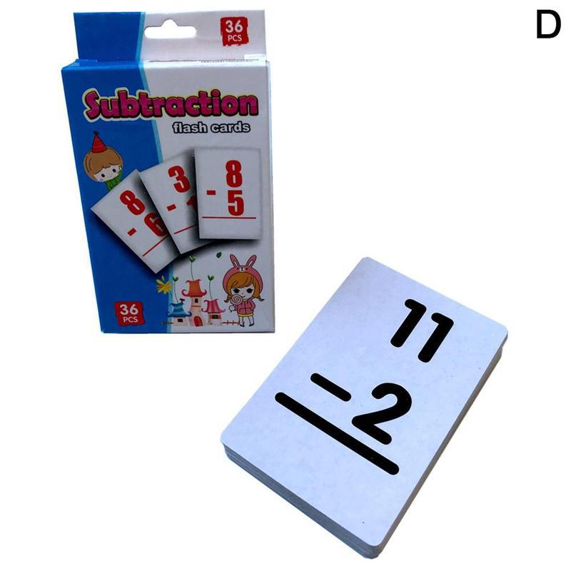 Children Cognitive Card Multiply And Divide Math Learning Early Add Arithmetic Subtract Training Card Intelligence Educatio J0D2: D