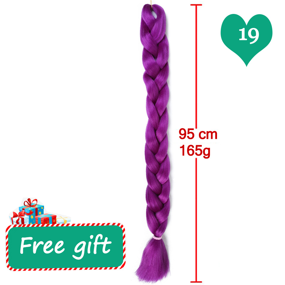 MEIFAN – tresses synthétiques longues, mèches Jumbo de couleur ombrée, Extension capillaire, queue de cochon africaine