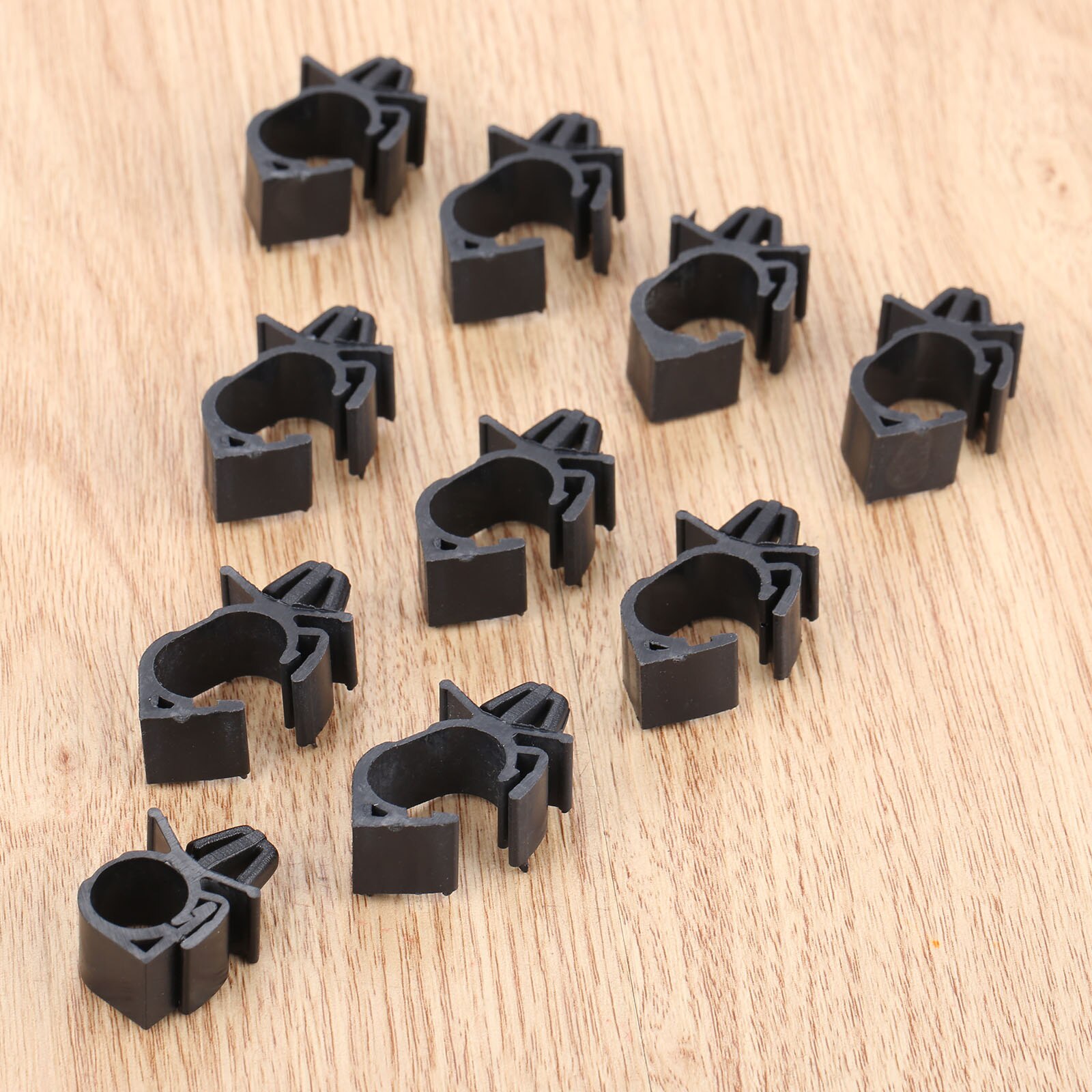 10Pcs Auto Kabelboom Fastener voor Alle Auto Auto Route Vaste Clips Ribbelbuis Tie Wrap Kabel klem