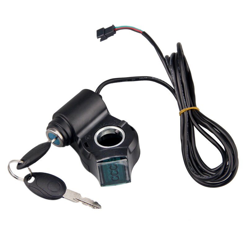 Scooter Led Digitale Display Batterij Voltage Indicator Met Slot/Sleutel Voor Elektrische Fiets Scooter