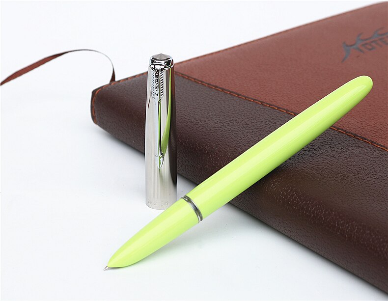 Nostalgische Oude Stijl Vulpen Plastic Inkt Pen School Kantoor Schrijven Levert Meerdere Kleuren Om Uit Te Kiezen: green