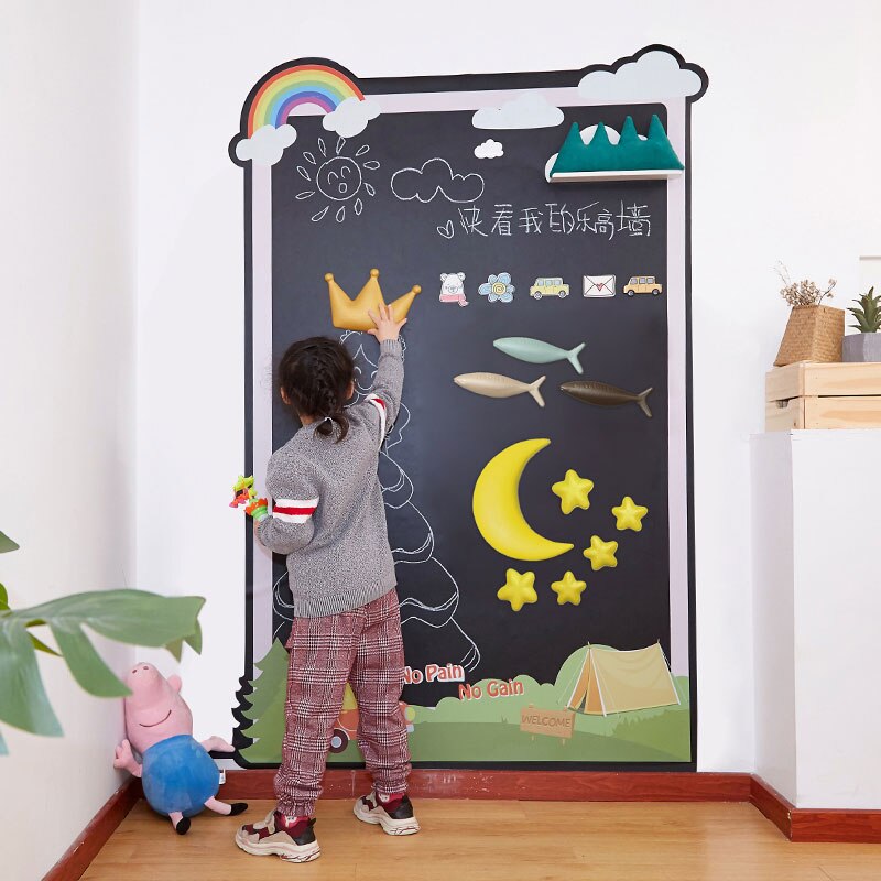 Magnetic 3D decorative wall sticker decorative fridge magnet writing board accessory