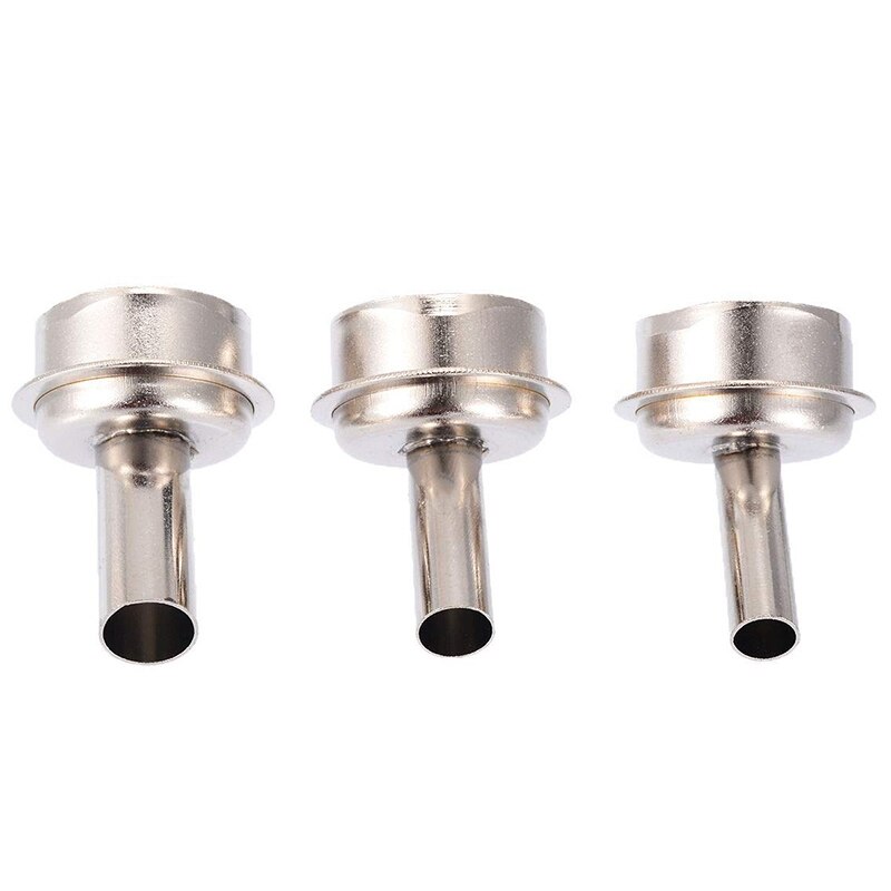 6Pcs 45 Degree Bent Curved Heat Nozzle 2.5/3/4/6/7/9mm Air Nozzles for QUICK 861DW Soldering Station