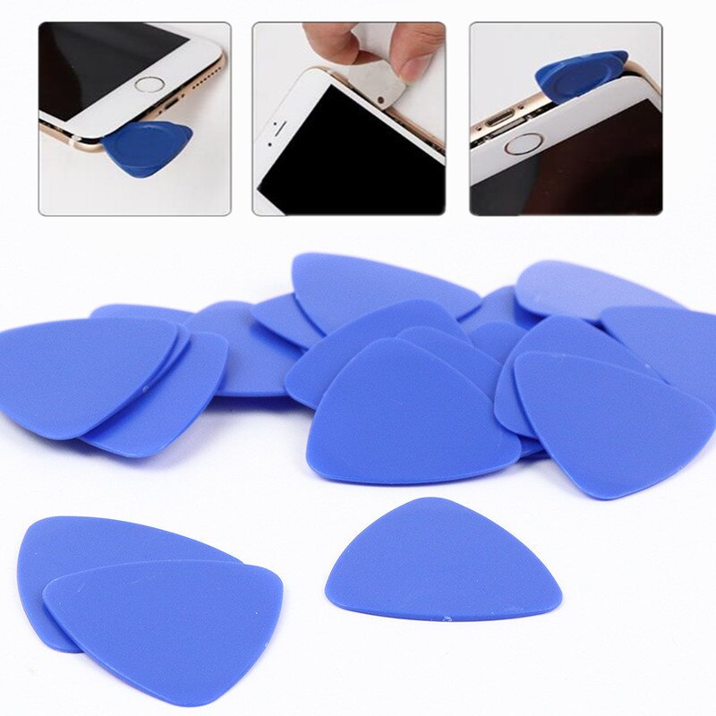 10pc Phone Screen Triangle Plastic Pry Opening Tool Plastic Scraper Repair Kit for Iphone IPad Tablet PC Screen Edge Disassembly