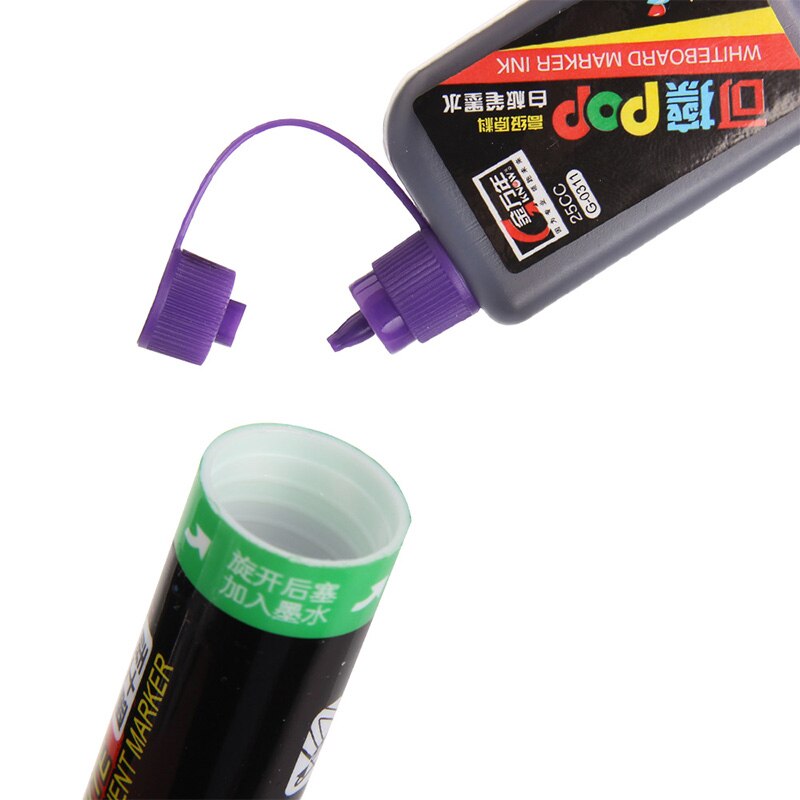 KNOW POP Art Marker 8 Colors/Set 5 mm Repeated Filling Ink Marker Set Best For Manga Poster Advertising Supplies