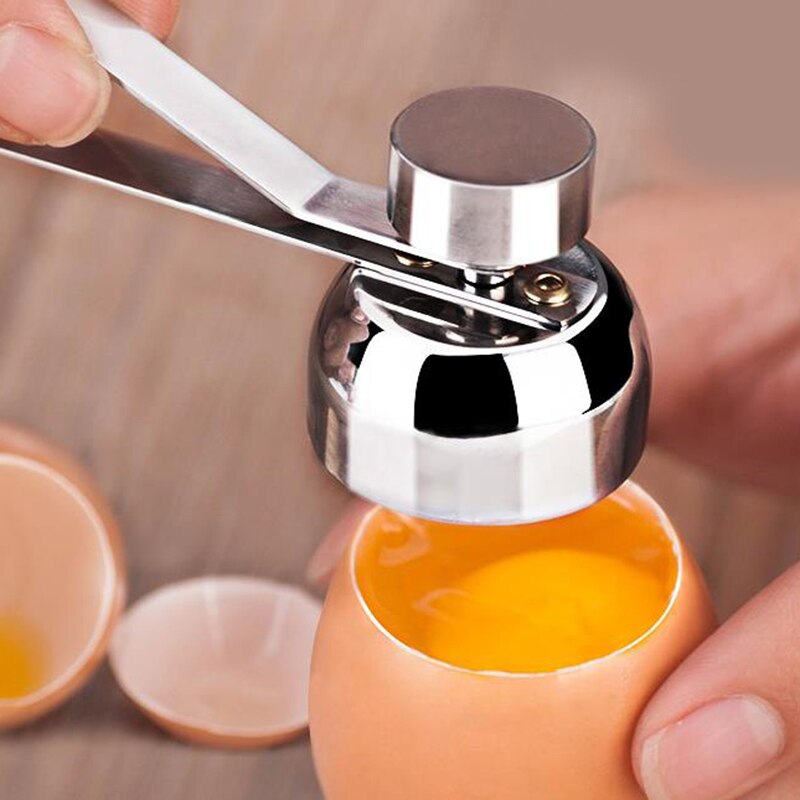Ei Cracker Topper Rvs Ei Opener Eierschaal Snijder Keuken Tool Voor Zachte Hard Gekookt Ei BV789