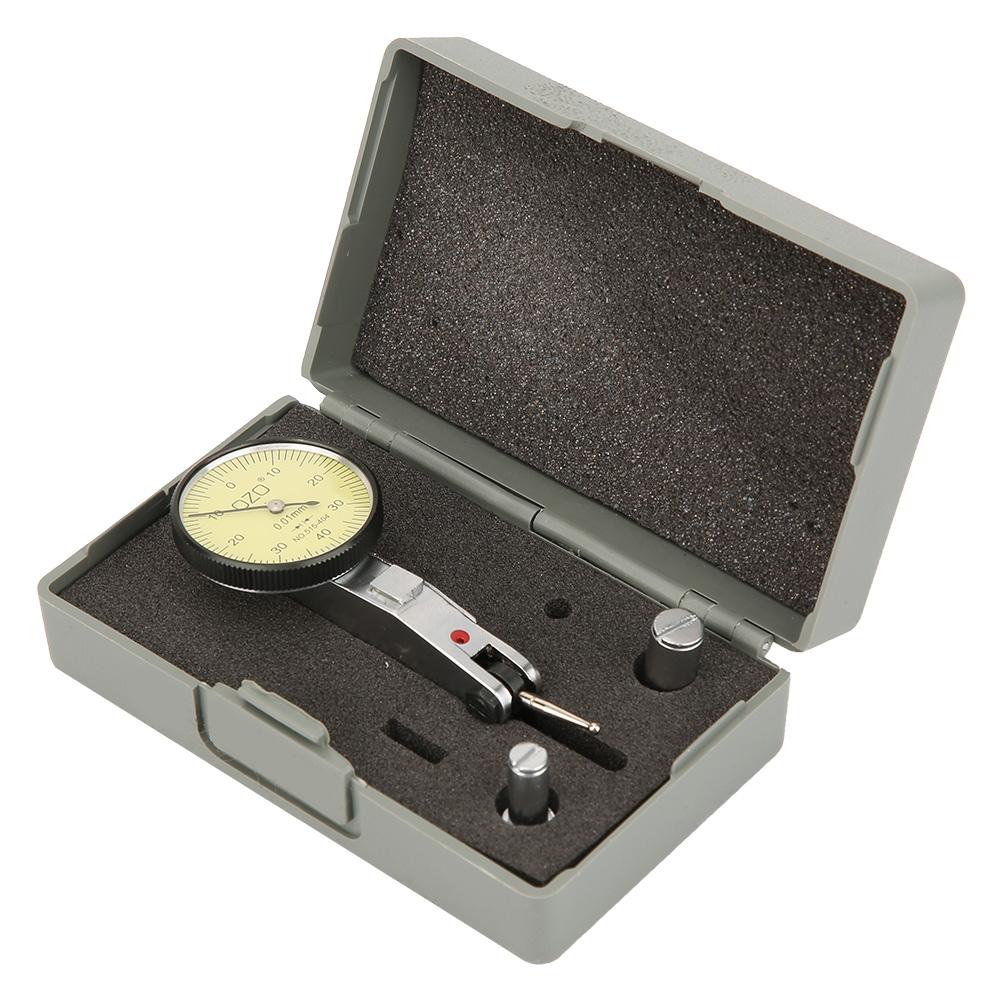 Lever Test Indicator 0-0.8mm 0.01mm Accuracy Dovetail Rails Dial Test Indicator Dial Gauge