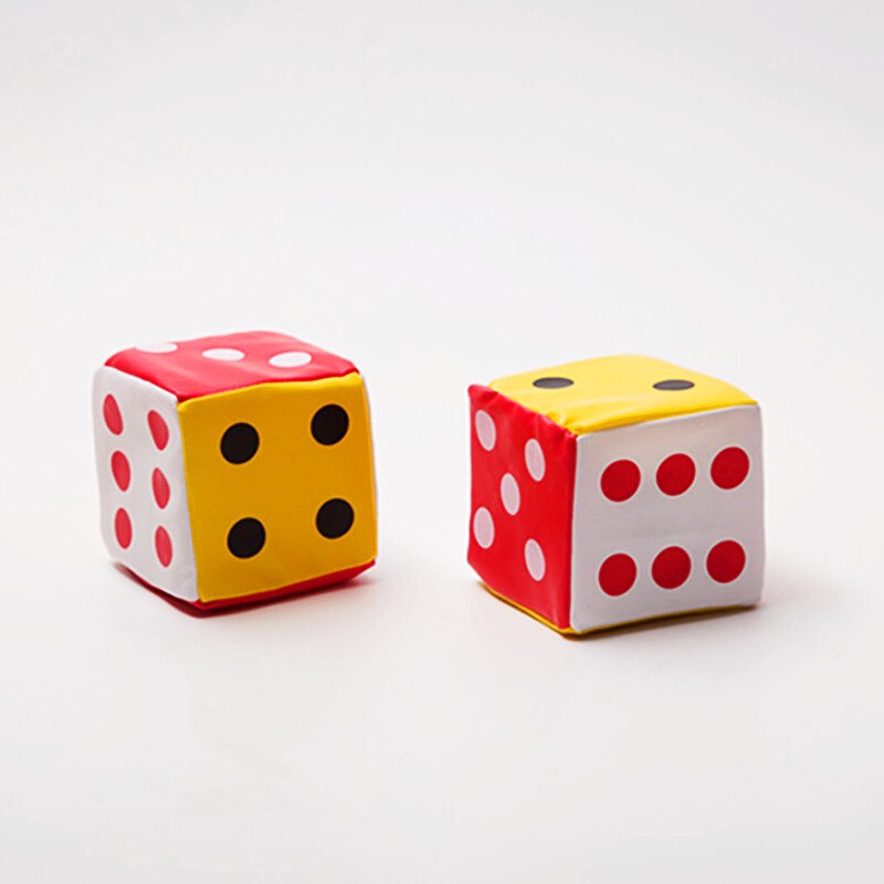 Grote Pu Spons Zeef 10Cm Digitale Punten Brief Speelgoed Dobbelstenen Vroege Baby Onderwijs: count