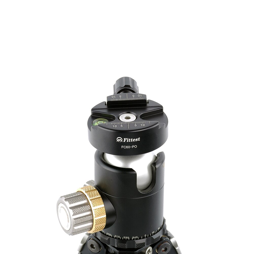 Fittest 60mm Circular Clamp for Arca-Swiss Monoball P0 Head Tripod Ballhead Arca Compatible