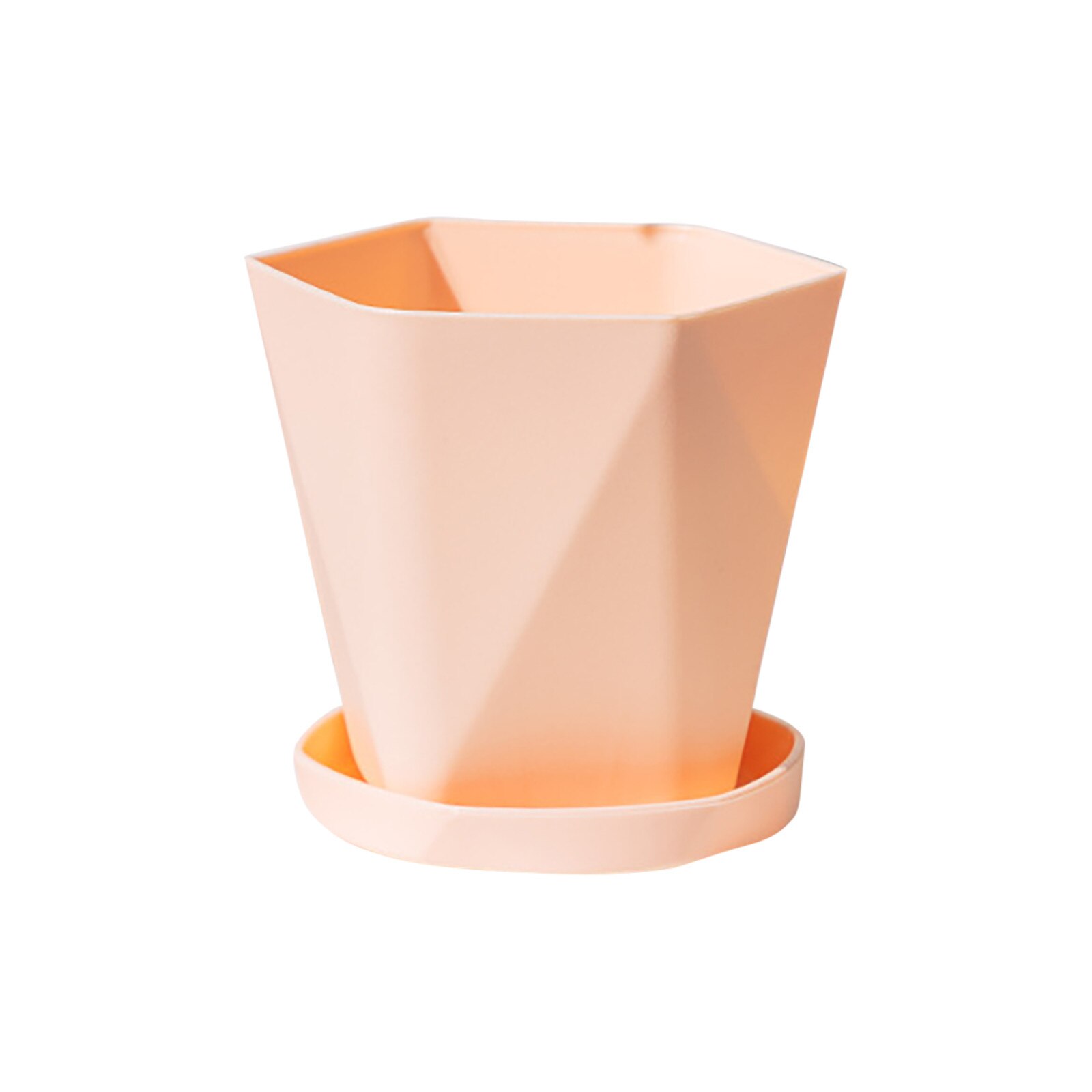 Estilo nórdico engrosada macetas de plástico galón ollas hogar resina macetas para plantar balcón Cesta Verde macetas de flores: PK